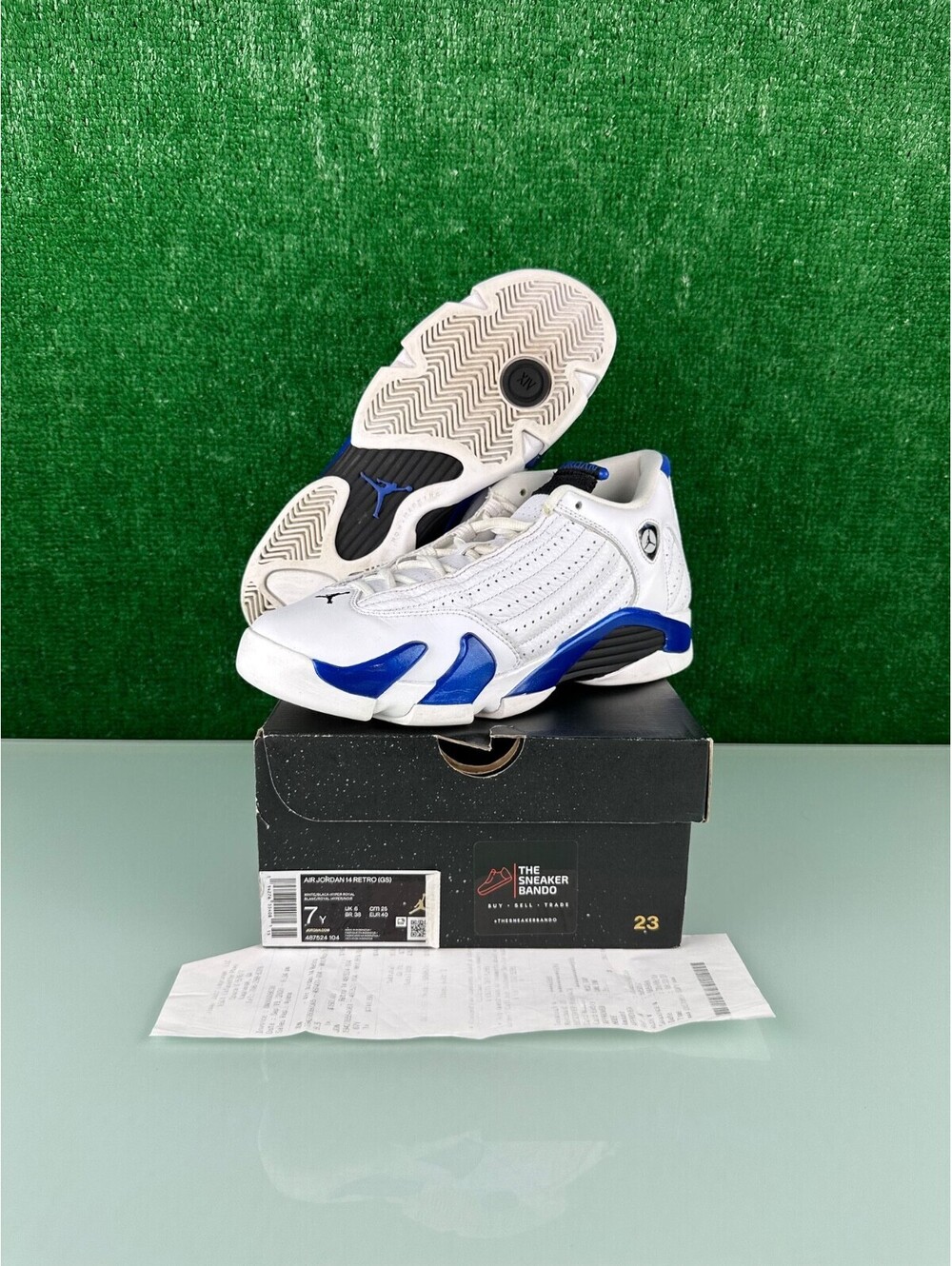 Size 7Y - Air Jordan 14 Retro Hyper Royal (GS)